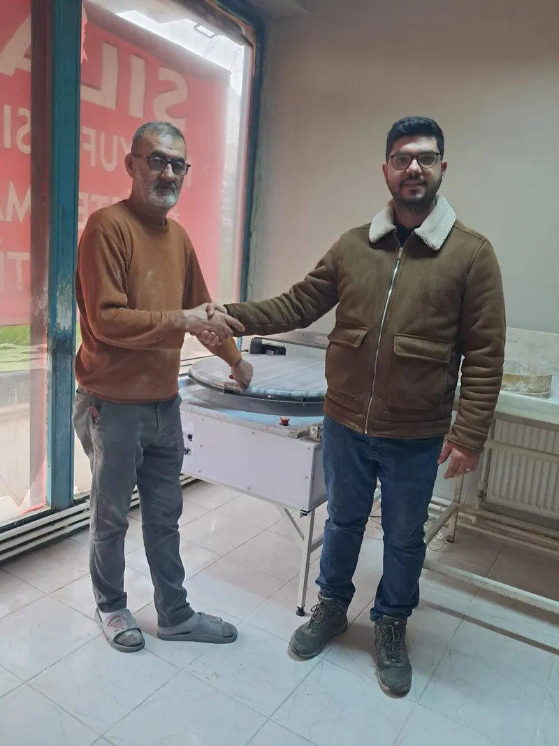 Sıla Yufka’da teslim sonrası tokalaşma